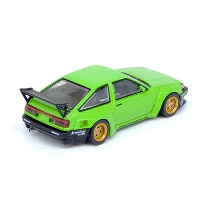 Toyota AE86 Levin Pandem Rocket Bunny, 1:64 Scale (Green) - INNO64