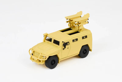 Gaz Tiger Armoured Vehicle, 1:64 Scale (Brown)