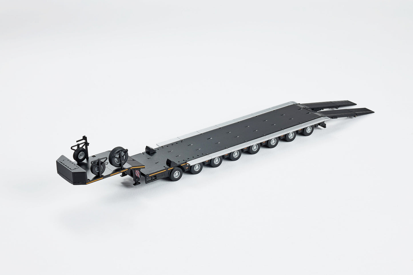EIGHT-AXIS SEMI-LOW DECK TRAILER-BLACK