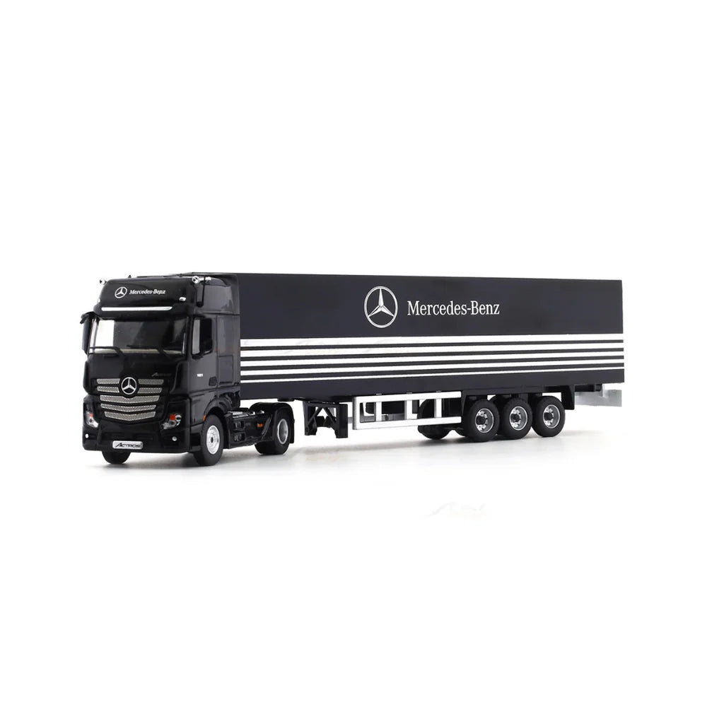 Mercedes-Benz Container Truck Classic Edition 1:64 Scale — Black | Perka