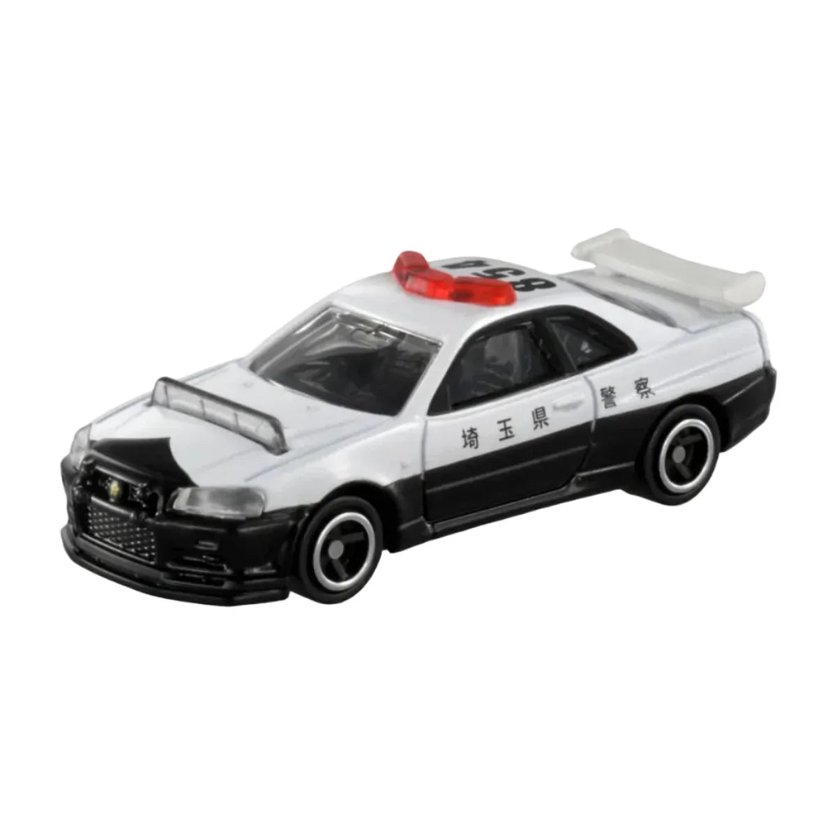 Takara Tomy Tomica No.1 Nissan Skyline GT-R (BNR34) Police Car 1:62 Scale (White)