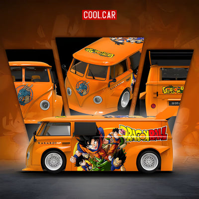 Volkswagen T1 pickup truck - Dragon Ball, 1:64 Scale