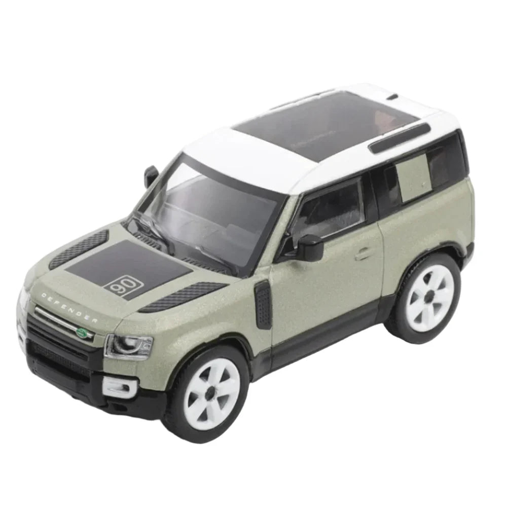 PRE-ORDER SHADOW Land Rover Defender 90 Green 1:64 Scale Diecast Model