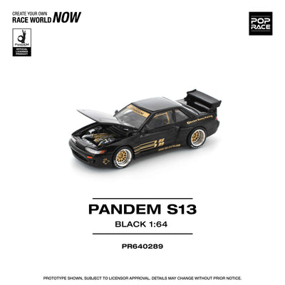 Pandem S13, 1:64 Scale (Black)