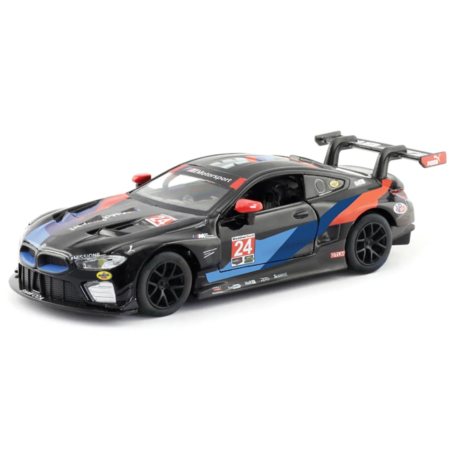 RMZ BMW M8 GTE 2018 Black 1:32 Scale Diecast Model