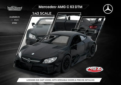 Mercedes-AMG C 63 DTM, 1:43 Scale (Black)