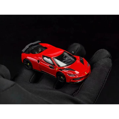 Ferrari Novitec. 296 N largo, 1:64 Scale Red - PEAKO64