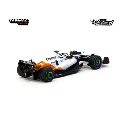 McLaren MCL60 Monaco Grand Prix 2023 Oscar Piastri - Global64, 1:64 Scale (White)