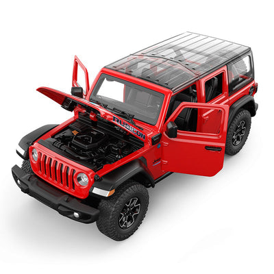 Jeep Wrangler Rubicon 4xe, 1:24 Scale (Red)