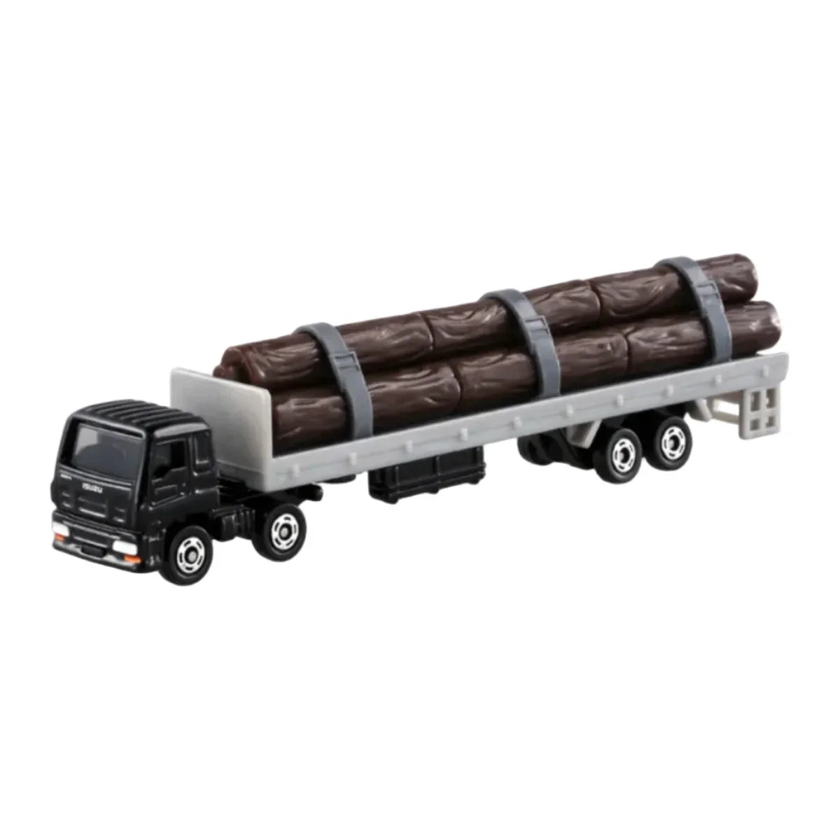 Takara Tomy Tomica Long No.125 Isuzu Giga Wood Transporter 1:89 Scale (Black)