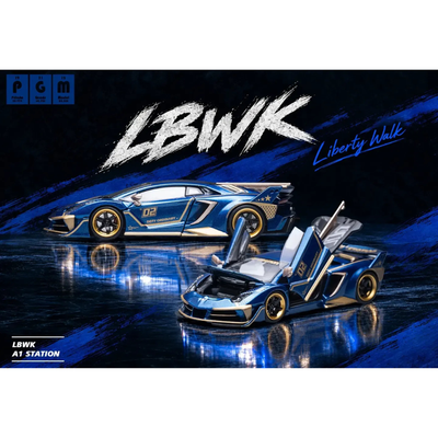 LB-Silhouette Works Aventador GT AI Station Livery (Limited to 1299units), 1:64 Scale by PGM – view 1