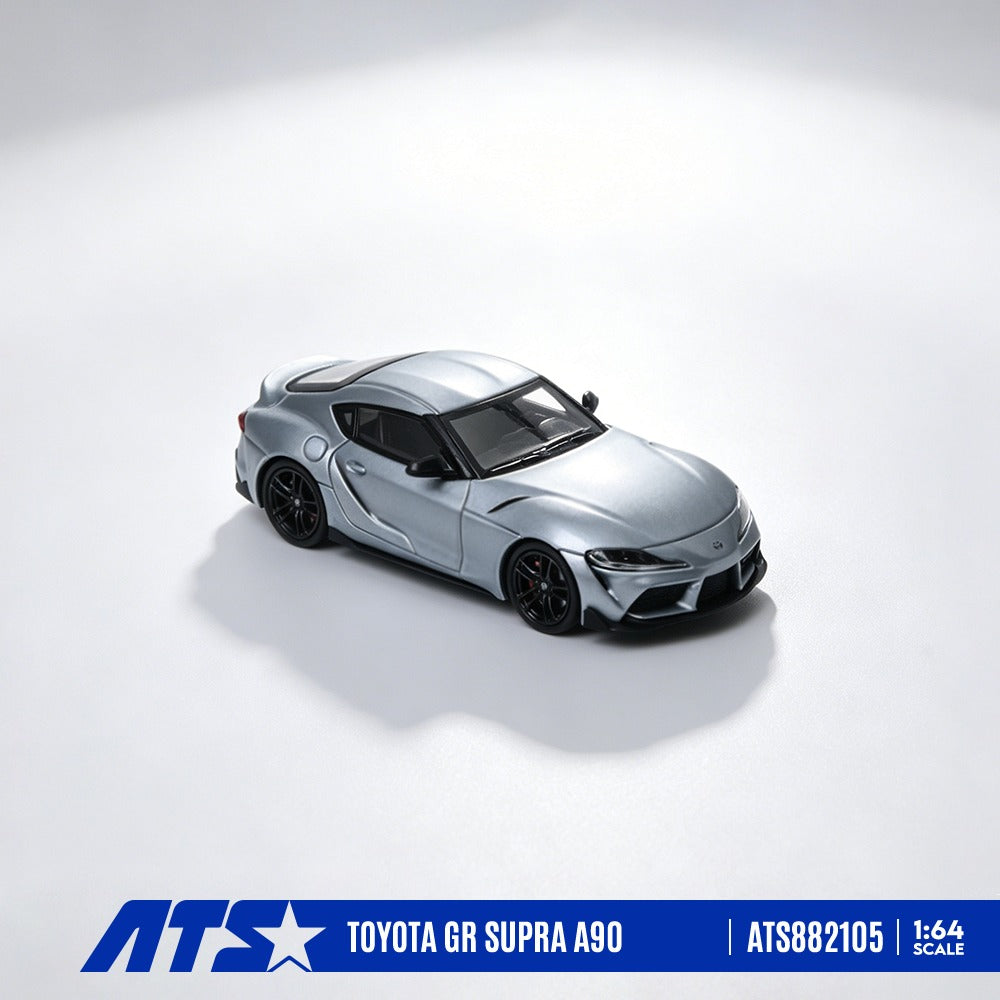 *PRE-ORDER* Toyota GR SUPRA A90 - Matte, 1:64 Scale (Silver Blue)