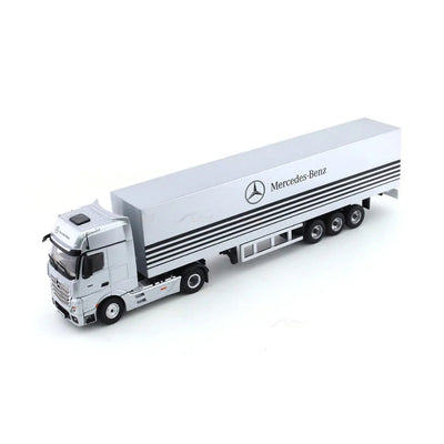 Mercedes-Benz Container Truck Classic Edition, 1:64 Scale (Silver)
