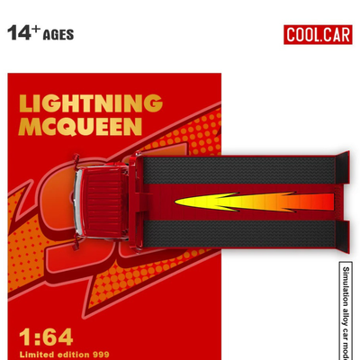 Premium scale diecast model car – Lightning Mcqueen Livery, 1:64 Scale Collectible