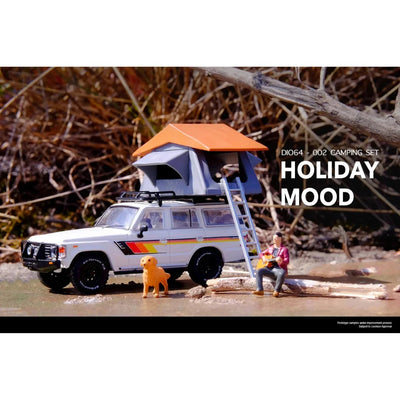 *PRE-ORDER* Toyota Land Cruiser FJ60 Car Camping Diorama with Figures, 1:64 Scale - INNO64