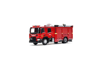 *HEC 2026* Scania Urban Main Battle Fire Truck, 1:64 Scale (Red)