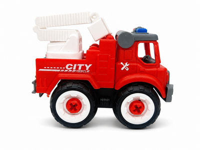 FC26 DIY Puzzle Fire Truck Toy Set – Pack of 4