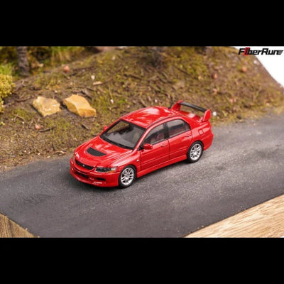 *PRE-ORDER* LANCER EVOLUTION IX EVO 9, 1:64 Scale (Red) - Fiber Run