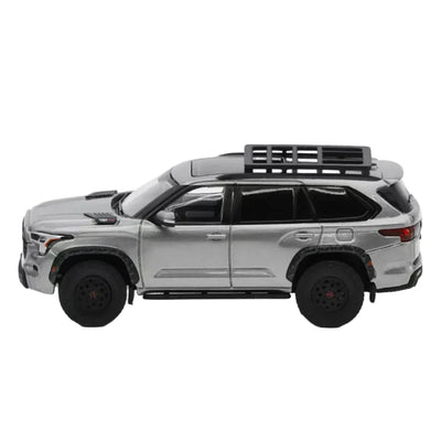 Toyota Sequoia TRD PRO LHD, 1:64 Scale (Chrome Grey) - GCD