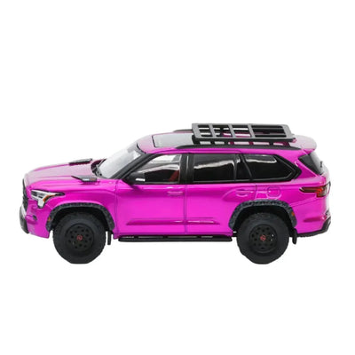 Toyota Sequoia TRD PRO LHD, 1:64 Scale (Chrome Purple) - GCD