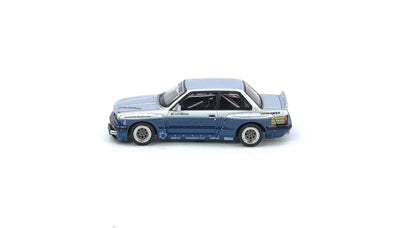 Pandem E30 M3, 1:64 Scale (Silver/Blue)