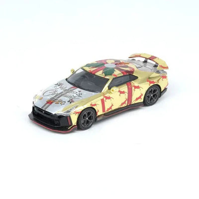 Nissan GT-R50 "X'Mas 2024" Special Edition(Red), Chance of Chase Car(Gold Chrome), 1:64 Scale