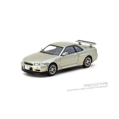 *PRE-ORDER* Nissan Skyline GT-R R34 Millenium Jade (Chance of Chase Car), 1:64 Scale