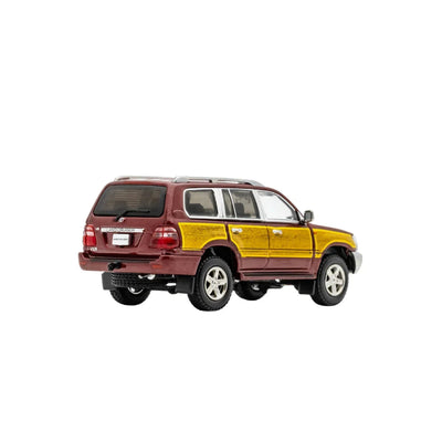 Toyota Land Cruiser LC100 Retro Woodgrain Livery, 1:64 Scale - GCD