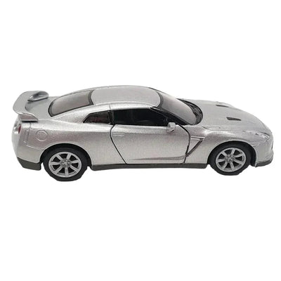 Nissan GT-R R35 2009, 1:36 Scale (Silver) - Kinsmart