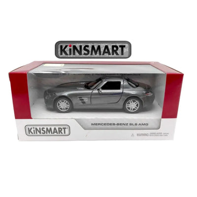 Mercedes-Benz SLS AMG, 1:36 Scale (Grey) - Kinsmart