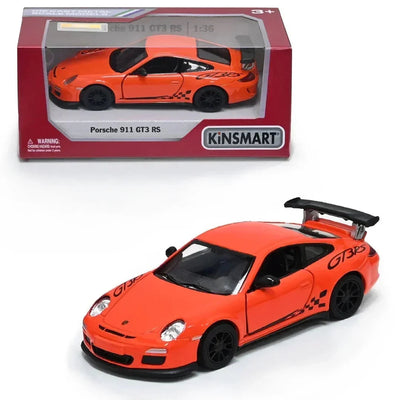 Porsche 911 GT3 RS 2010, 1:36 Scale (Orange) - Kinsmart