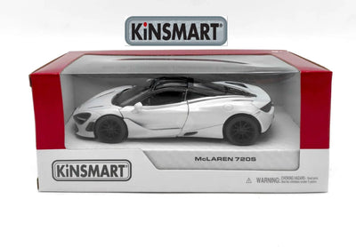 McLaren 720S, 1:36 Scale (White) - Kinsmart