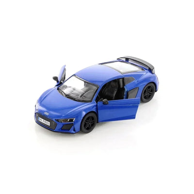 Audi R8 Coupé 2020, 1:36 Scale (Blue) - Kinsmart