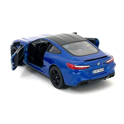 BMW M8 Competition Coupe, 1:36 Scale (Blue) - Kinsmart