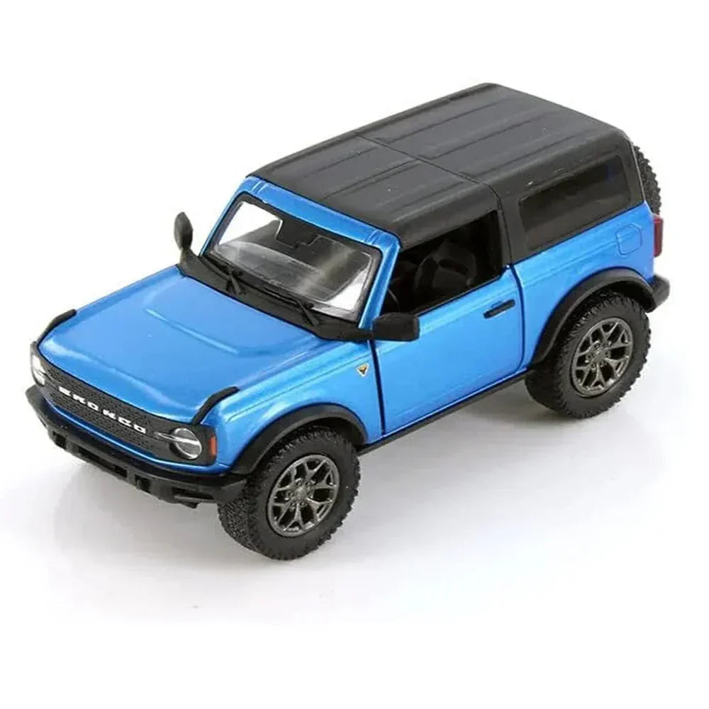 Kinsmart Ford Bronco Hard Top 2022 1:36 Scale Diecast Model (Blue)