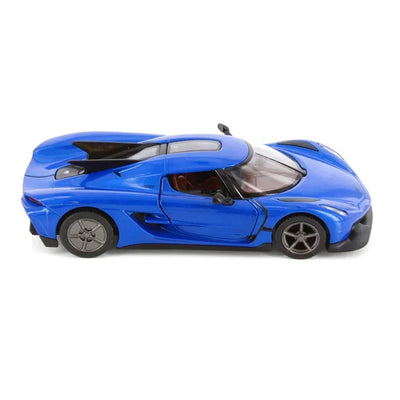 Koenigsegg Jesko Absolut, 1:36 Scale (Blue) - Kinsmart