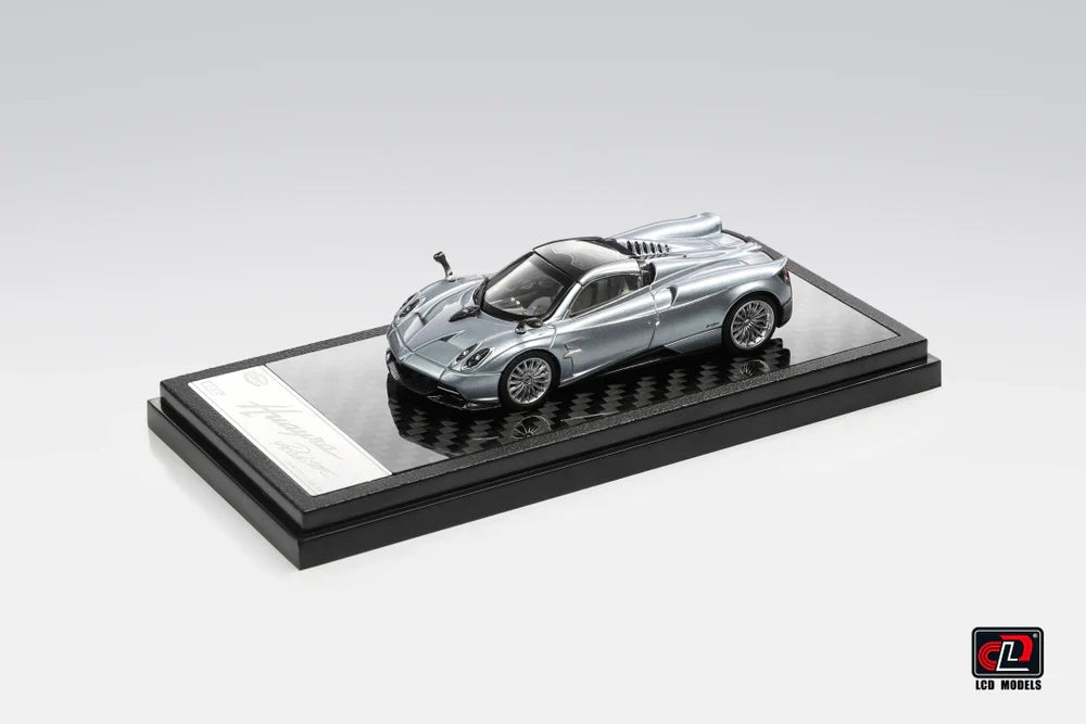 HEC 2026 LCD Pagani Huayra Roadster Ice Blue 1:64 Scale Diecast Model