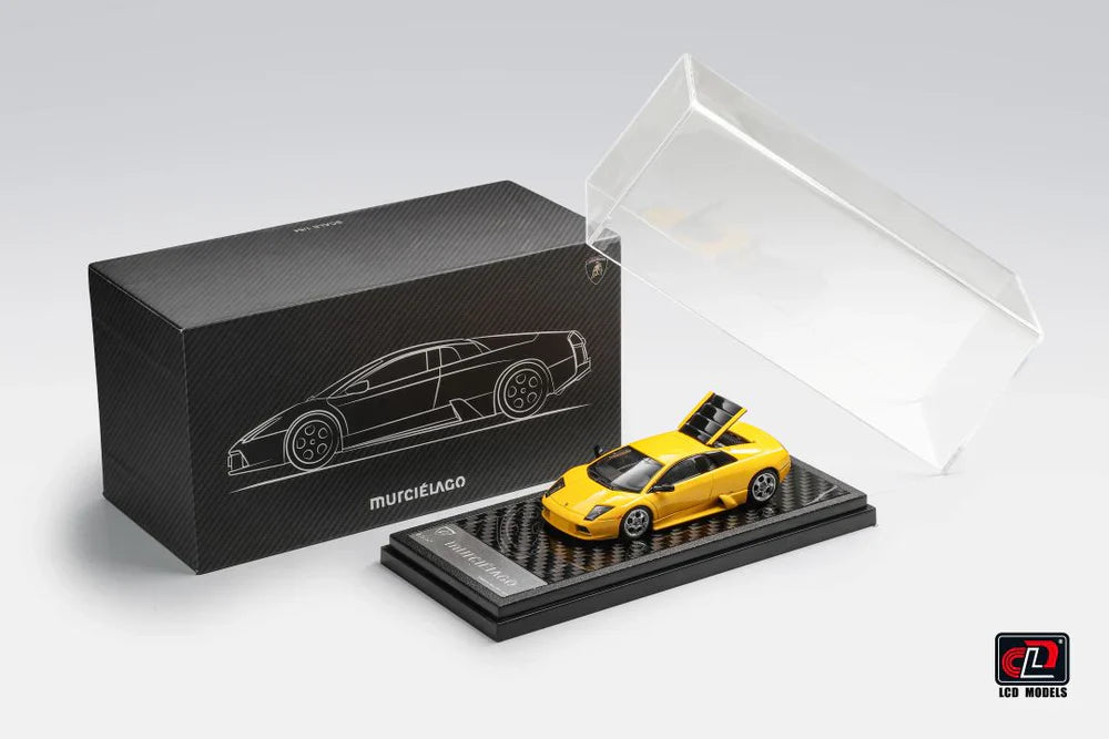 HEC 2026 LCD Lamborghini Murcielago Yellow 1:64 Scale Diecast Model