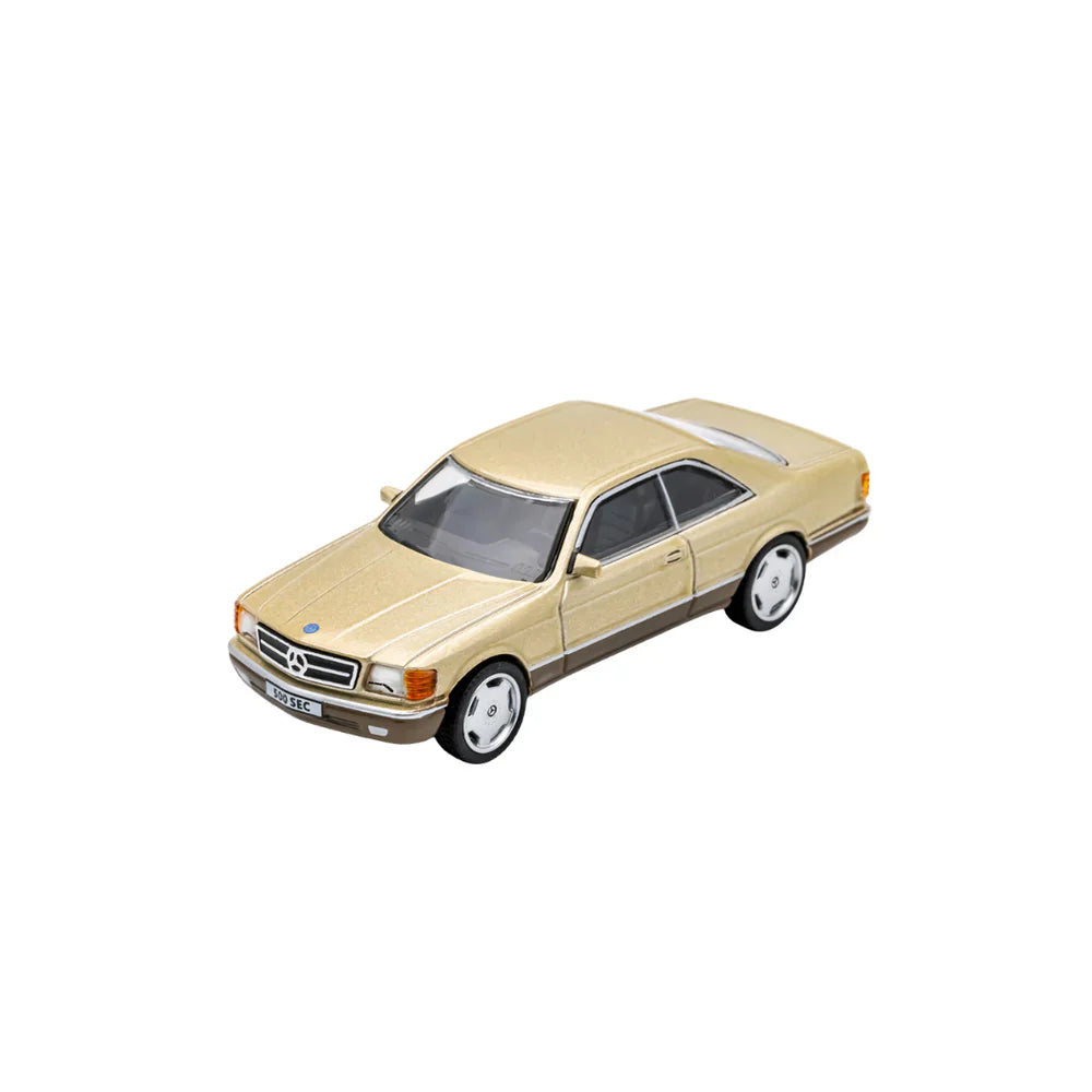 PRE-ORDER DCT Mercedes-Benz 500SEC Gold 1:64 Scale Diecast Model