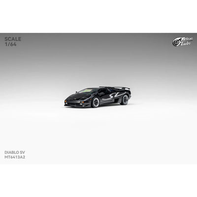 *PRE-ORDER* Custom Lamborghini Diablo SV, 1:64 Scale (Metallic Black)