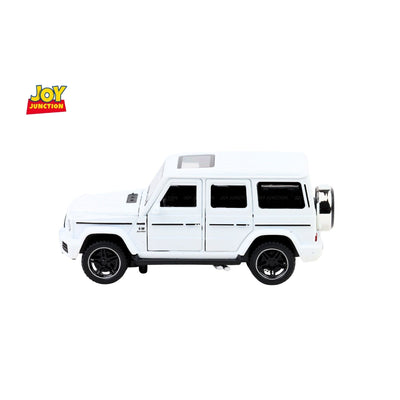 Mercedes Benz G Wagon Pullback Toy Car - Light, Sound with Openable Doors, 1:32 Scale