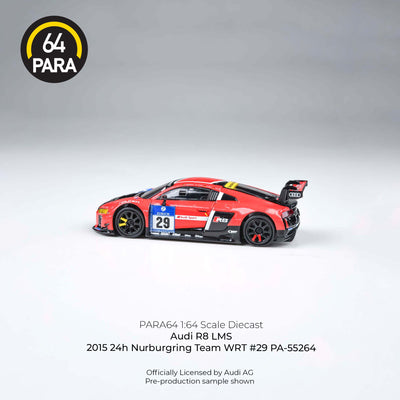 Audi R8 LMS 2015, 1:64 Scale (Red)