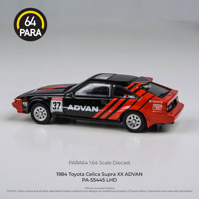 Toyota Celica Supra ADVAN 1984, 1:64 Scale (Black)