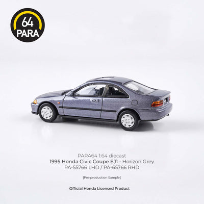 Honda Civic Coupe EJ1 1995, 1:64 Scale (Grey)