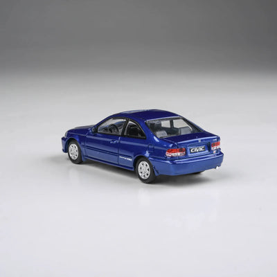 Honda Civic Si Coupe EM1 1999, 1:64 Scale (Blue) by PARA 64 – view 2