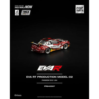 *TMCS 2026* Eva RT Production Model-02, Pandem S13 Red, 1:64 Scale