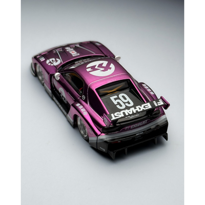 *HKTCS 2026* LB Super Silhouette RX-7 FD3S Purple Chrome (Limited to 2500pcs), 1:64 Scale - Pop Race