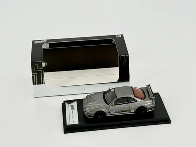 Nismo GT-R Z TUNE (R34) RHD, 1:64 Scale (Grey) - Shadow