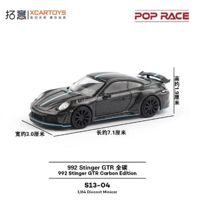 Porsche 992 Stinger GTR Carbon Edition, 1:64 Scale