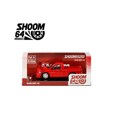 Dodge Ram SRT-10 (2003), 1:64 Scale (Red) - SHOOM64